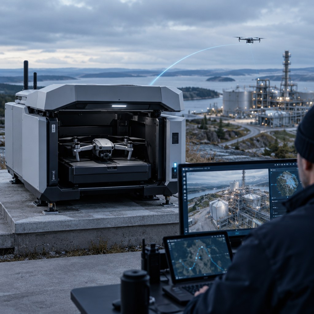DJI Enterprise 14 Ekim 2026 lansmanı ve yeni nesil otonom drone dock sistemi temsili görseli